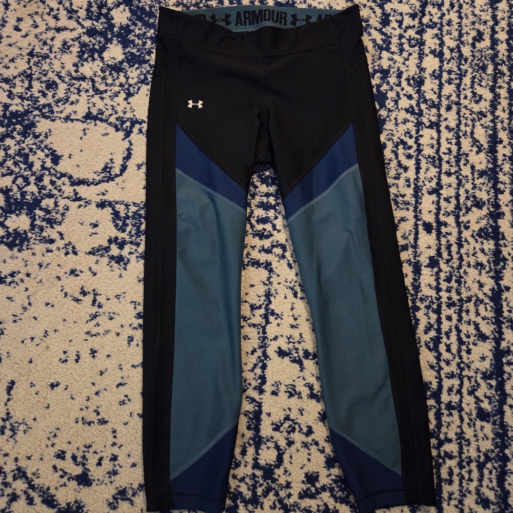 Under Armour Black and Blue Women's Pants
